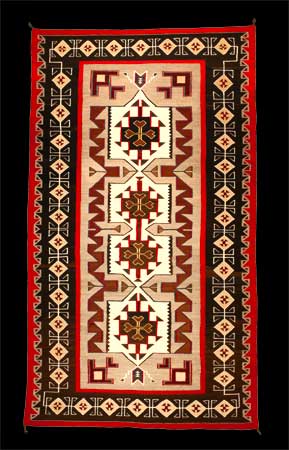 A Navajo Rug from Teec Nos Pos Trading Post