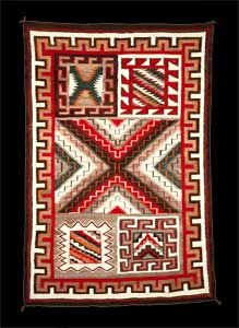 A Navajo Rug from Red Mesa Trading Post